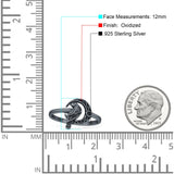Celtic Raven Crescent Moon Rings
