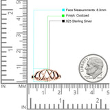  Oxidized Trinity Ring