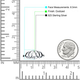  Oxidized Trinity Ring