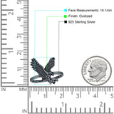 Flying Majestic Bald Eagle Ring