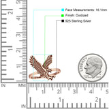 Flying Majestic Bald Eagle Ring