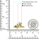  Oxidized Lizard Ring