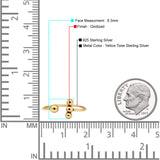  Oxidized Beaded Ball Ring