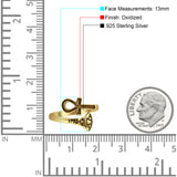 Ankh & Lotus Flower Ring
