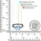 Vintage Style Oval Natural Stone Ring 