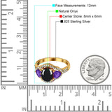 Three Stone Oval Natural Stone Trio Ring