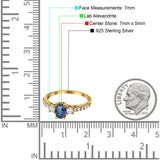 Three Stone Oval Natural Stone Trellis Ring