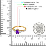 Three Stone Oval Natural Stone Trellis Ring