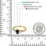 Three Stone Oval Natural Stone Trellis Ring