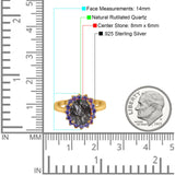 Art Deco Oval Natural Stone Ring