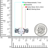 Pear Teardrop Natural Stone Infinity Ring