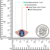 Oval Natural Stone Cluster Wedding Ring