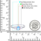 Art Deco Oval Natural Stone Trio Ring