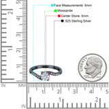 Round Natural Stone Art Deco Ring