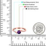 Round Natural Stone Art Deco Ring