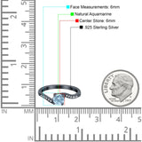 Round Natural Stone Art Deco Ring