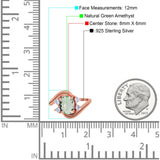 Oval Natural Stone Art Deco Ring