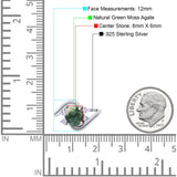 Oval Natural Stone Art Deco Ring