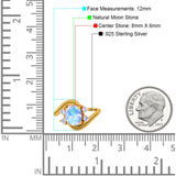 Oval Natural Stone Art Deco Ring