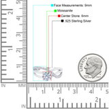 Round Natural Stone Twisted Ring