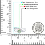 Round Natural Stone Twisted Ring