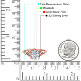 Vintage Style Round Natural Stone Flower Ring