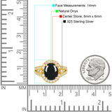 Art Deco Oval Natural Stone Ring