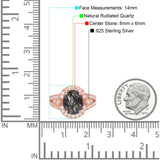 Art Deco Oval Natural Stone Ring