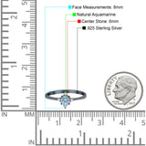 Minimalist Round Natural Stone Ring