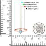 Minimalist Round Natural Stone Ring