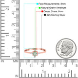 Minimalist Round Natural Stone Ring