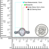 Infinity Shank Oval Natural Stone Ring