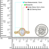 Infinity Shank Oval Natural Stone Ring