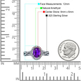 Infinity Shank Oval Natural Stone Ring