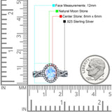 Infinity Shank Oval Natural Stone Ring