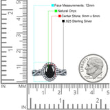 Infinity Shank Oval Natural Stone Ring