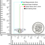 Art Deco Oval Natural Stone Three Stone Ring