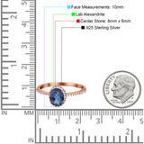 Vintage Style Oval Natural Stone Solitaire Ring