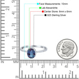 Vintage Style Oval Natural Stone Solitaire Ring