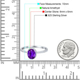 Vintage Style Oval Natural Stone Solitaire Ring