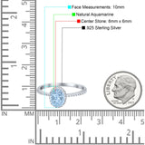 Vintage Style Oval Natural Stone Solitaire Ring