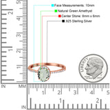 Vintage Style Oval Natural Stone Solitaire Ring