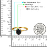 Vintage Style Oval Natural Stone Solitaire Ring