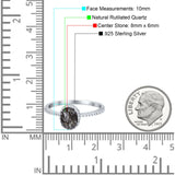 Vintage Style Oval Natural Stone Solitaire Ring