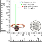 Vintage Style Oval Natural Stone Solitaire Ring