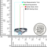 Art Deco Round Natural Stone Twisted Ring