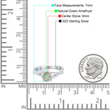 Art Deco Round Natural Stone Twisted Ring