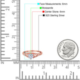 Round Natural Stone Leaf Vintage Style Ring