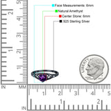 Round Natural Stone Leaf Vintage Style Ring