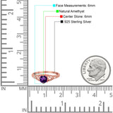 Round Natural Stone Leaf Vintage Style Ring